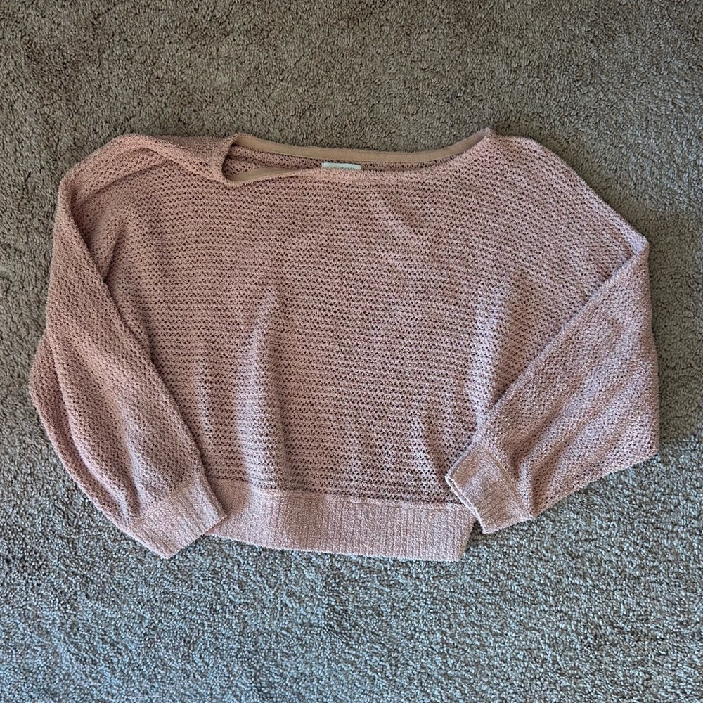 Pink sweater